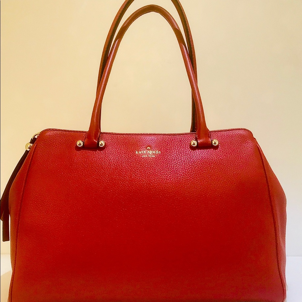 Rare Kate Spade ♠️ New York Satchel Deep Red